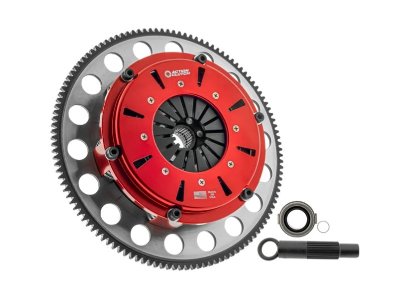 Action Clutch 04-21 Subaru WRX STi 7.25in Triple Disc Race Clutch Kit w/Steel Flywheel