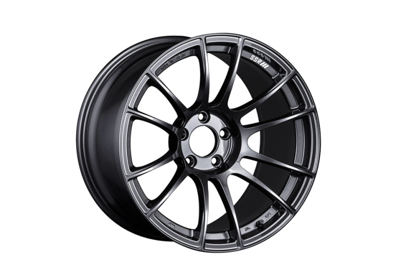 SSR GTX04 17x8.5 5x100 45mm Offset Dark Gunmetal Wheel