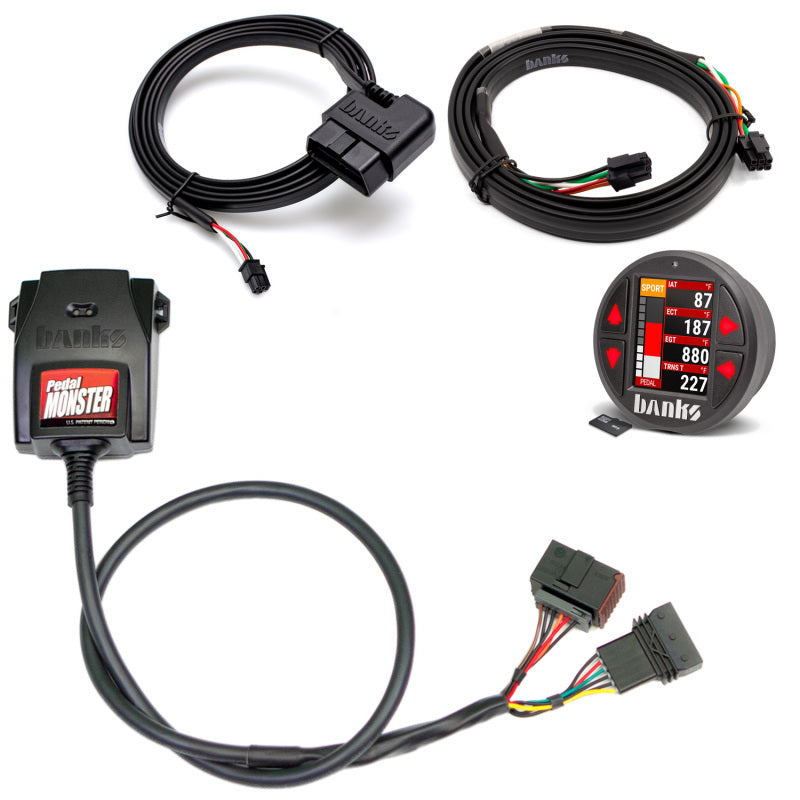 Banks Power Pedal Monster Kit TE Connectivity MT2 6 Way With iDash Data Pro