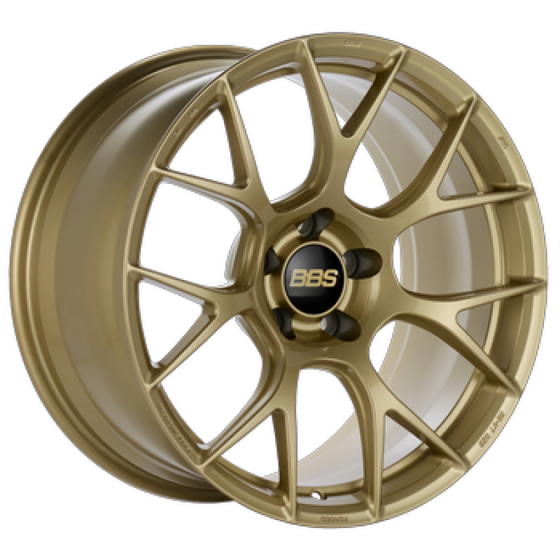 BBS RE-V7 19x10 5x120 ET22 PFS Gloss Gold Wheel - 82mm PFS/Clip Required