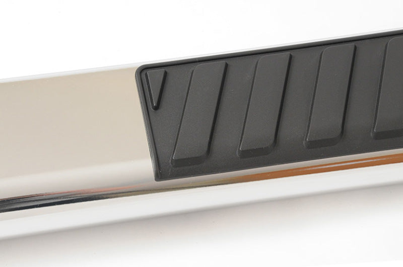 Dee Zee 99-23 Chevrolet/GMC/Dodge/Ford Full Size Truck Tubes - 6In Oval - Stainless Steel (CrewCab)