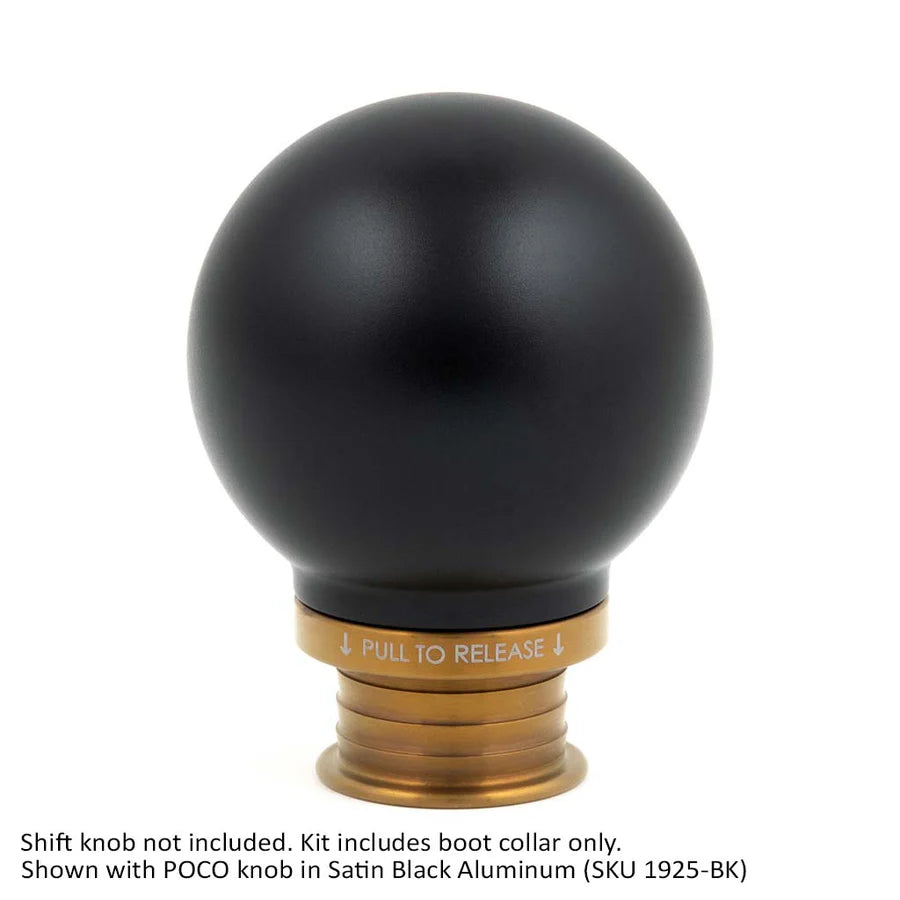Acuity - Burnt Gold Titanium Shift Boot Collar for POCO Shift Knobs