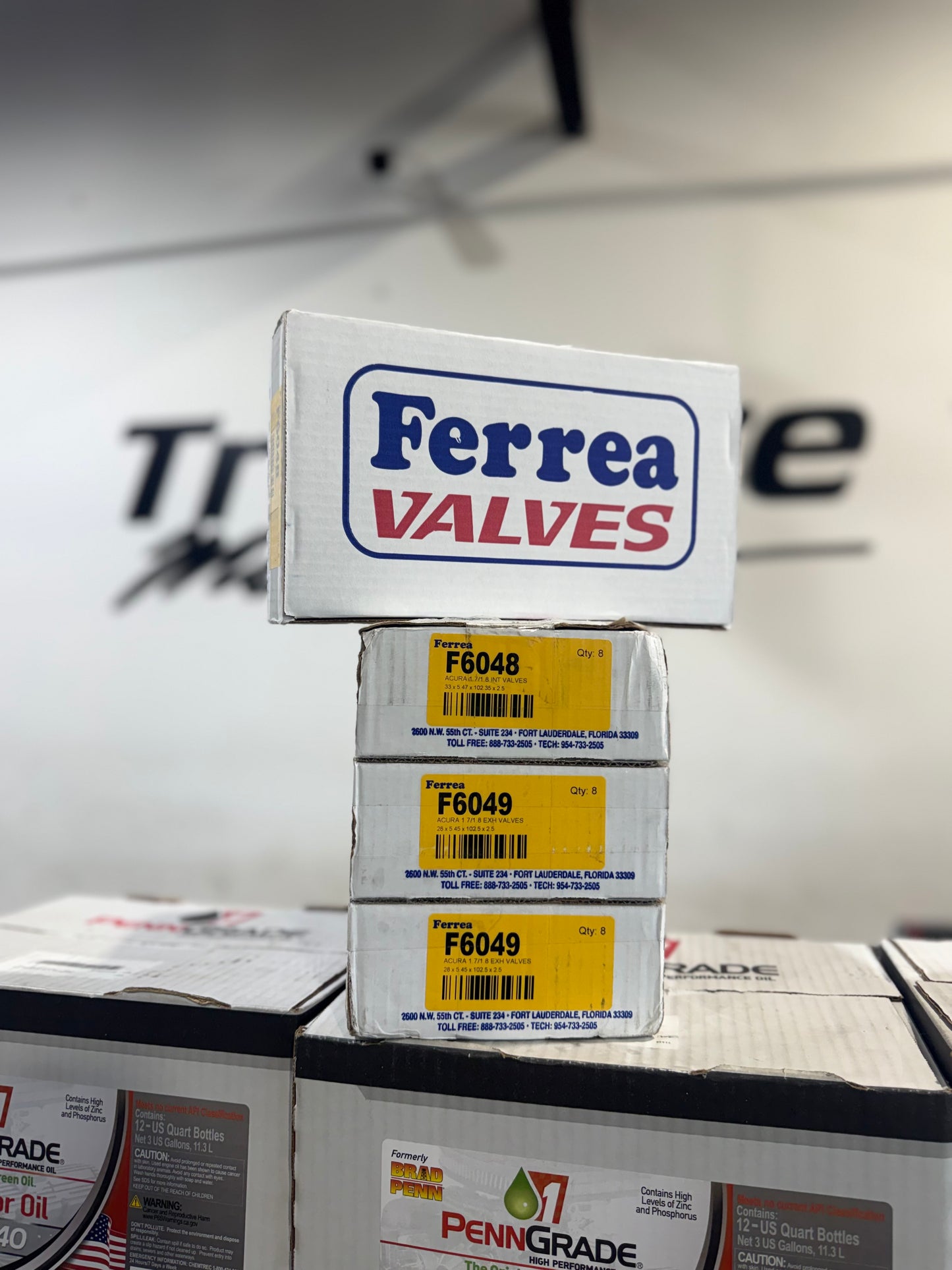 Ferrea - 6000 Series STD Size Intake & Exhaust Valves Set Honda Acura B16A1 B16A2 B16A3 B18C1 B18C5