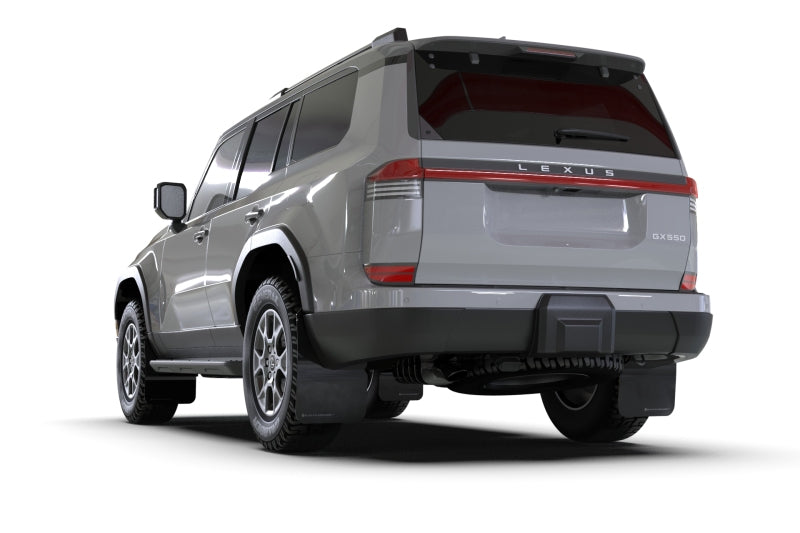 Rally Armor 24-26 Lexus GX 550 Luxury Premium Black Mud Flap - Silver Logo