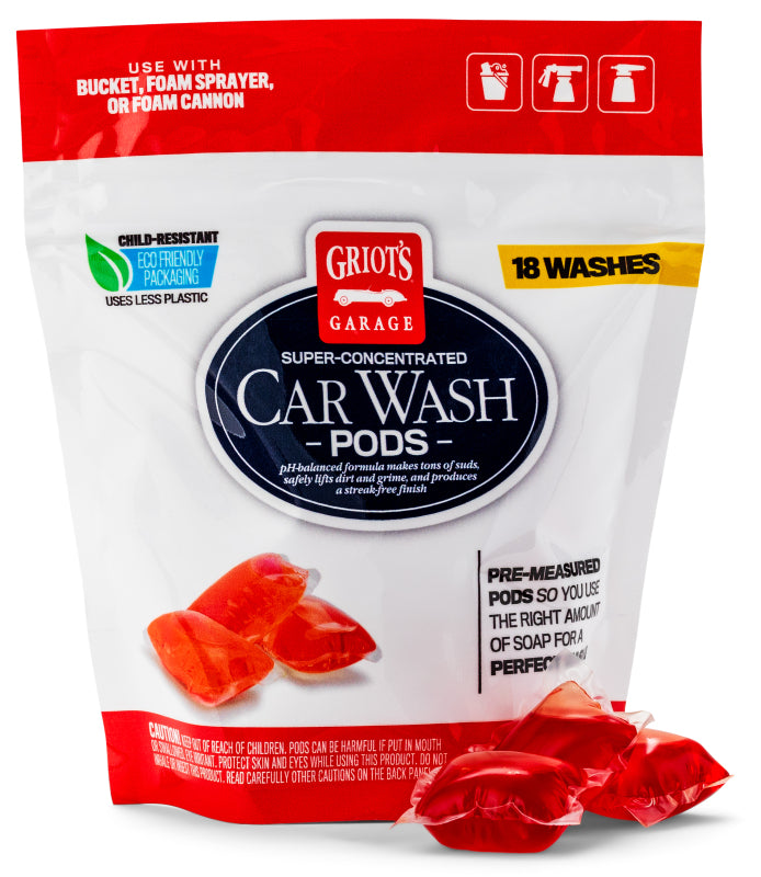 Griots Garage Car Wash Pods 18 ct
