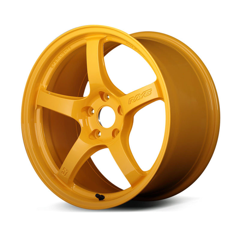 Gram Lights 57CR 18x8.5 +37 5x114.3 Mach Yellow