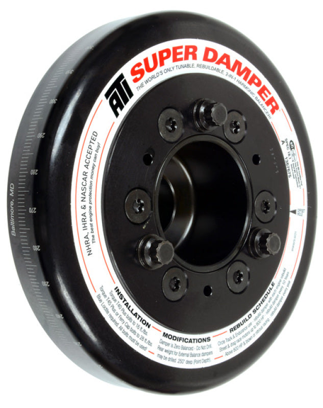 ATI Damper - 7.074in - Alum - 7 Grv - Toyota 1Gr-Fe - 10 Percent UD Pulley - 1Pc