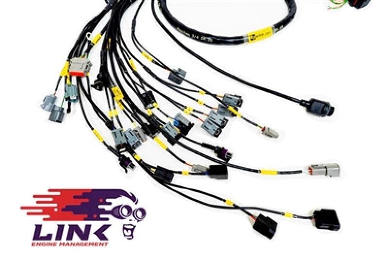Rywire Honda K w/Link G4 ECU Eng Harn w/OBD2 Alt/EV14/AEM IAT/MAP (Adapt Req/Specify ECU D/S Only)