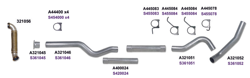 Diamond Eye KIT 4in Catback MRP Single w/ TDP SS 04-05 Chevy/GMC 6.6L Duramax 2500/3500