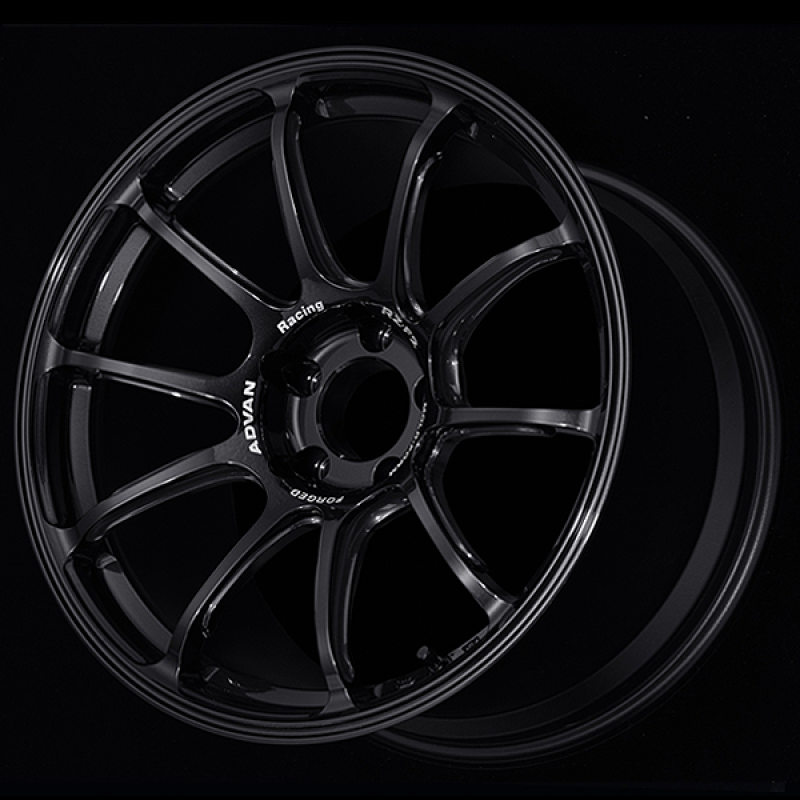 Advan RZ-F2 18x9.5 +12 5x114.3 Racing Titanium Black Wheel