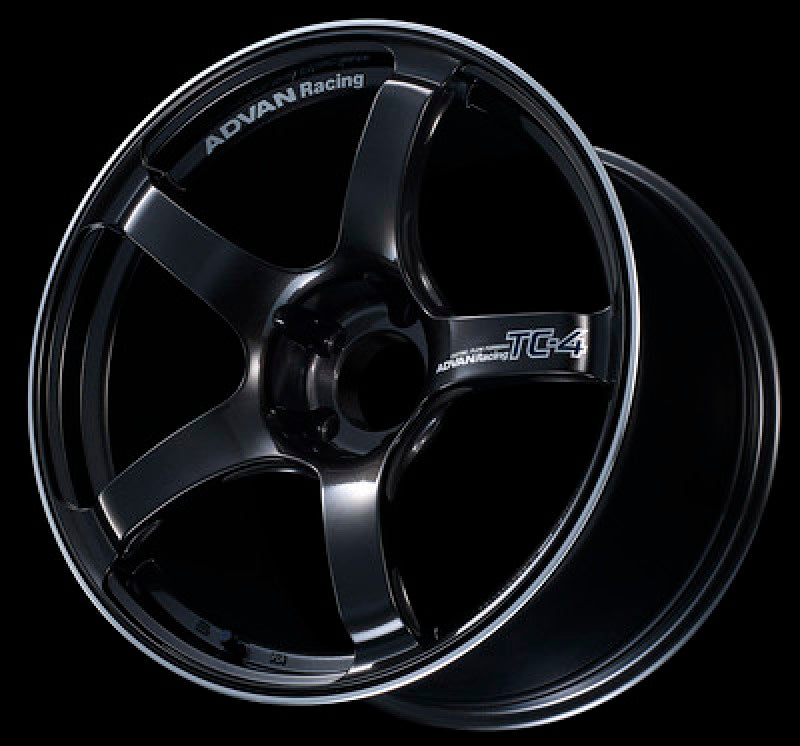 Advan TC4 17x8.0 +35 4x100 Black Gunmetallic and Ring Wheel