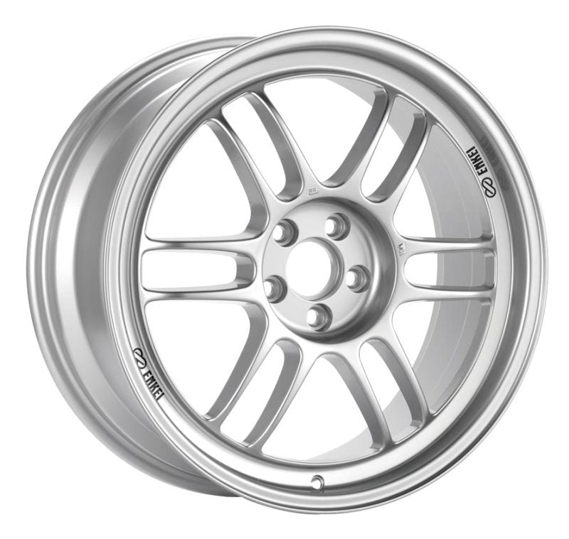 Enkei RPF1 17x8.5 5x114.3 30mm Offset 73mm Bore Silver Wheel Evo 8/9