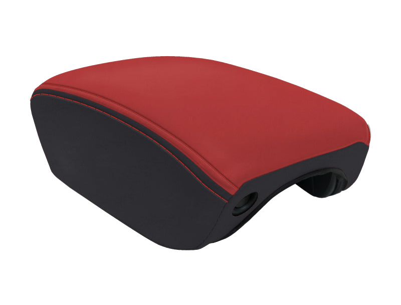 PRP 2018+ Jeep Wrangler JL / Jeep Gladiator JT Center Console Cover - Black/Red