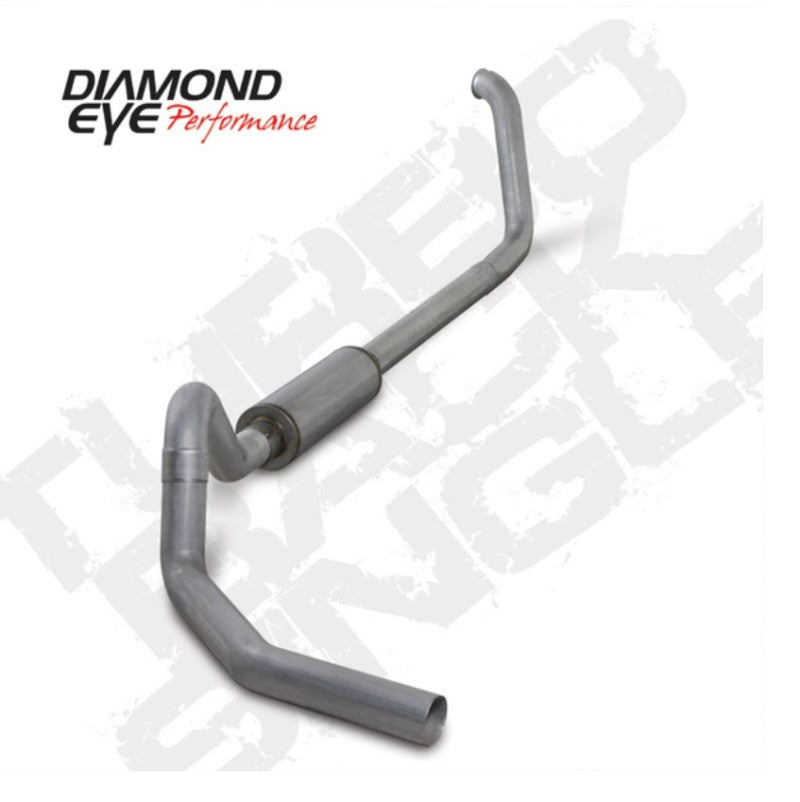 Diamond Eye KIT 4in Turbo Back Single AL 450 00-early 03 Ford 7.3L Powerstroke F450