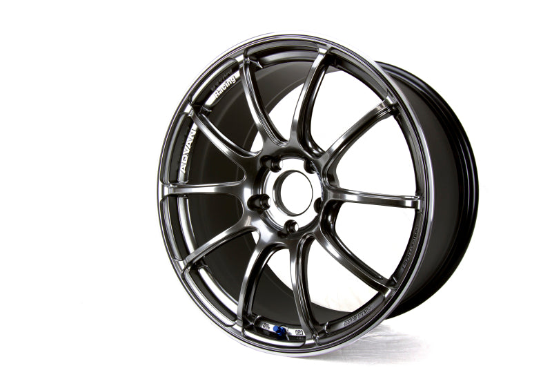 Advan RZII 18x8.5 +45 5x114.3 Racing Hyper Black Wheel