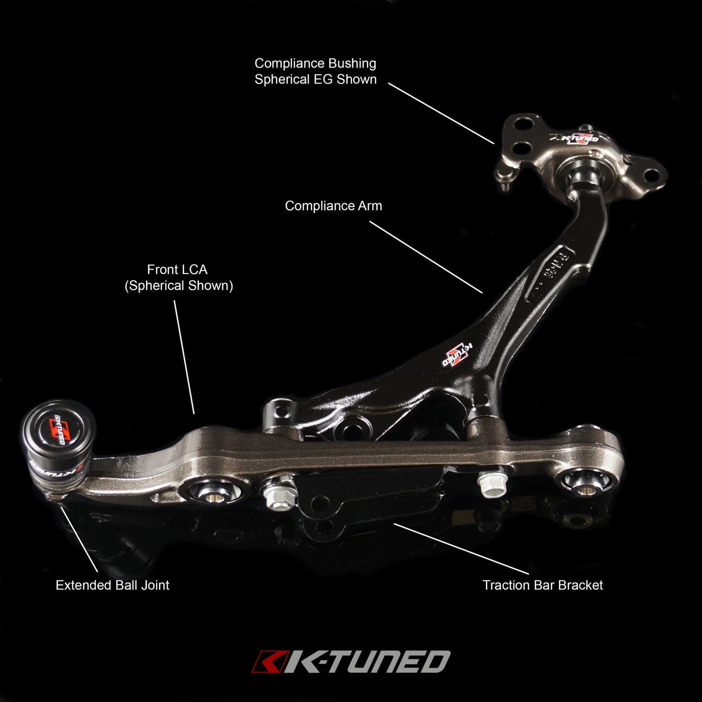 K-Tuned - Roll Center / Extended Ball Joints - TSX (2004 - 2008) / Accord (2003 - 2007)