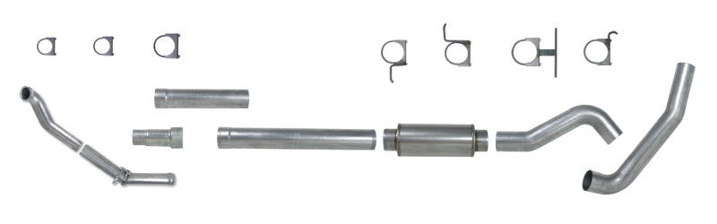 Diamond Eye KIT 5in Turbo Back SGL AL: 94-97 FORD 7.3L F250/F350 PWRSTROKE NFS W/ CARB EQUIV STDS