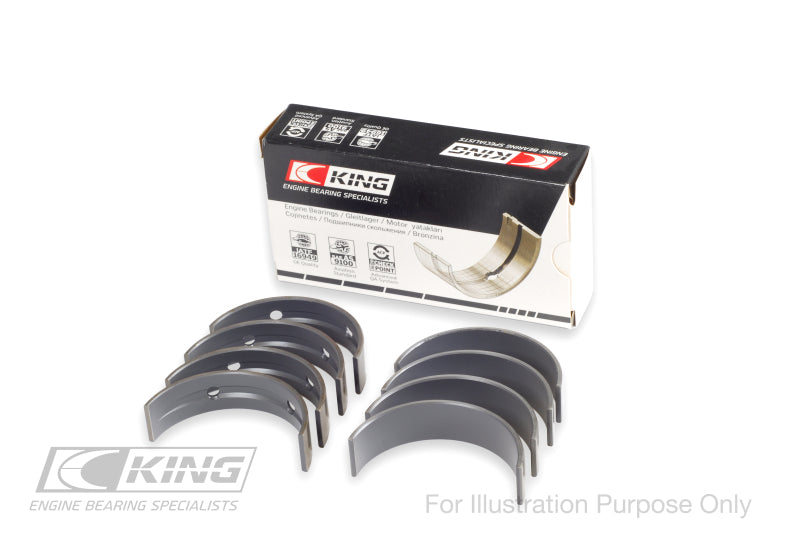 King Engine Bearings Ford Ecoboost 2.7L V6 (Size 0.25) Main Bearing Set