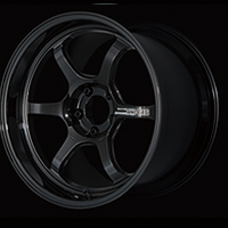 Advan R6 18x9.5 +05 5x114.3 Racing Titanium Black Wheel