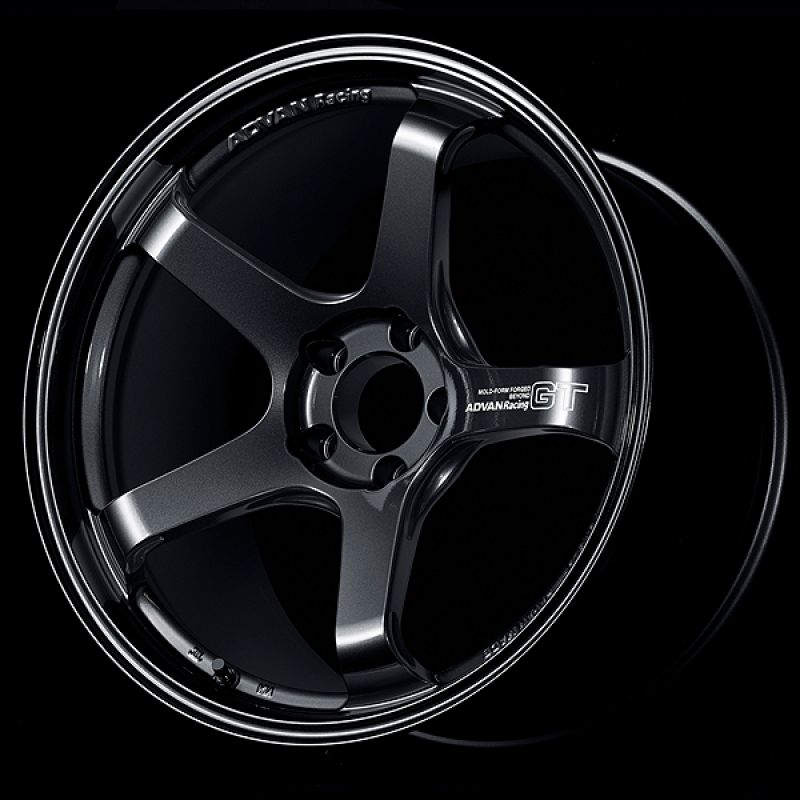 Advan GT Beyond 19x9.0 +35 5x114.3 Racing Titanium Black Wheel
