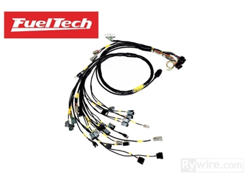 Rywire Honda B-Series (w/Fueltech 550 ECU) Eng Harn w/OBD1 Alt/EV14 Inj/AEM IAT & MAP (Adapter Req)