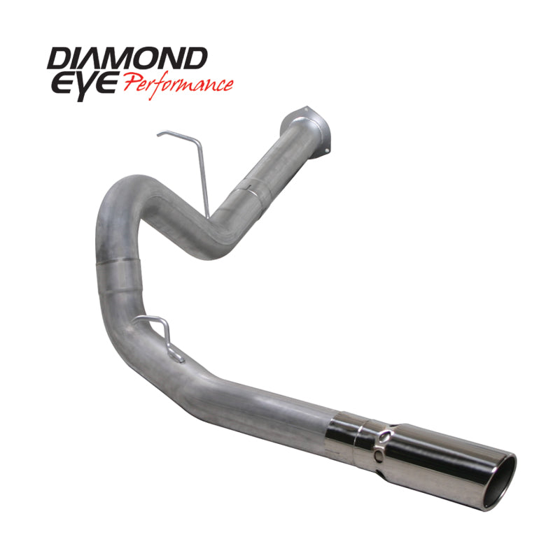 Diamond Eye KIT 4in DPF-BACK Single AL 07.5-10 CHEVY 6 6L 2500/3500 PCKGD BX46X14X14OD EL-PL