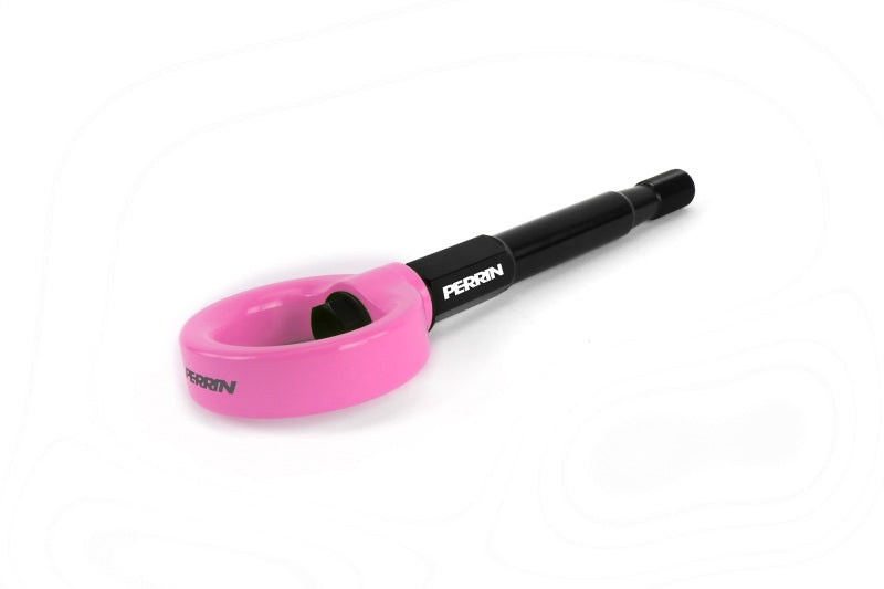 PERRIN 18-21 Subaru WRX & STI / 13-25 BRZ / 17-20 Toyota 86 Tow Hook Kit (Front) - Hyper Pink