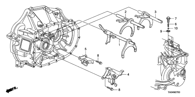 Honda - Reverse Shift Holder