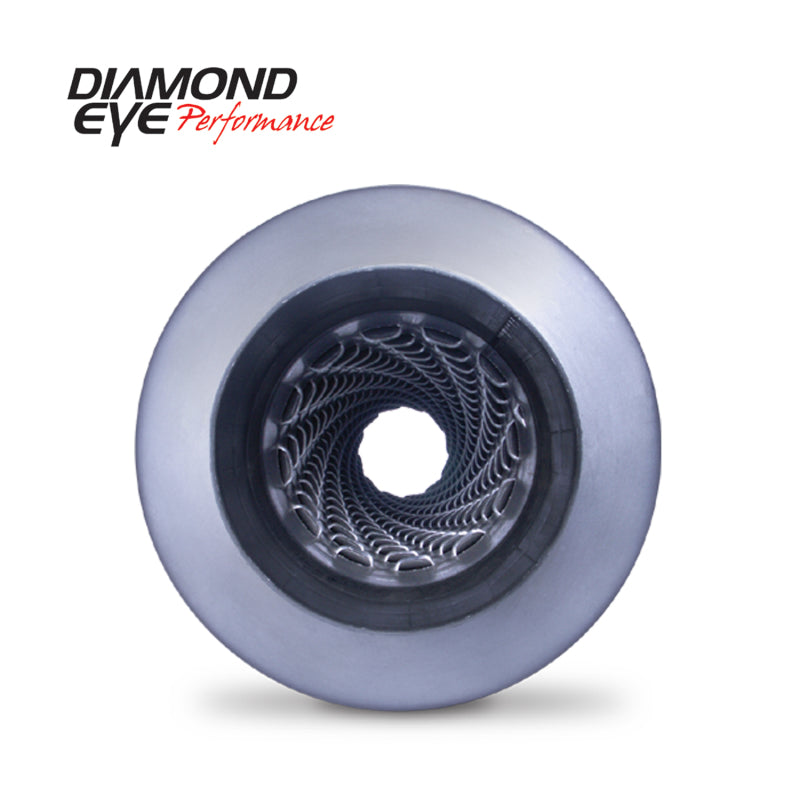 Diamond Eye Muffler 4inX30in LOUVERED AL
