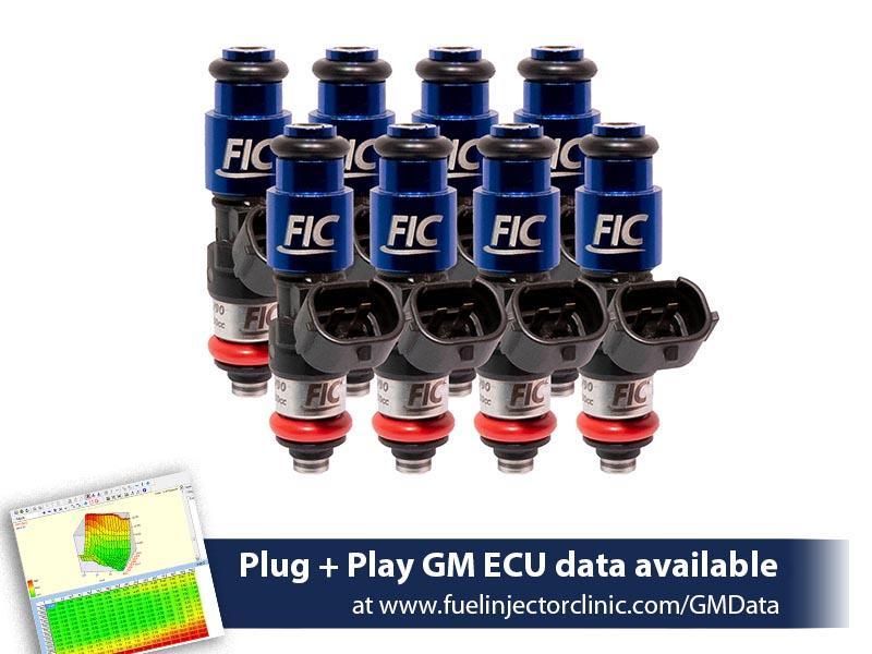 Fuel Injector Clinic 2150cc (240 lbs/hr at OE 58 PSI fuel pressure) Injector Set LS2 engines (High-Z)