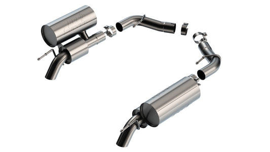 Borla 22-23 Jeep Grand Wagoneer 6.4L V8 2.75in S-TYPE SR Turndown Tip Axleback Exhaust