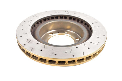 DBA 2012 Toyota 4Runner/11-12 FJ Cruiser Front Drilled and Slotted 4000 Series Rotor