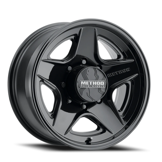 Method MR319 20x9 8x6.5 BP 18mm Offset 130.81mm Bore - Gloss Black Wheel