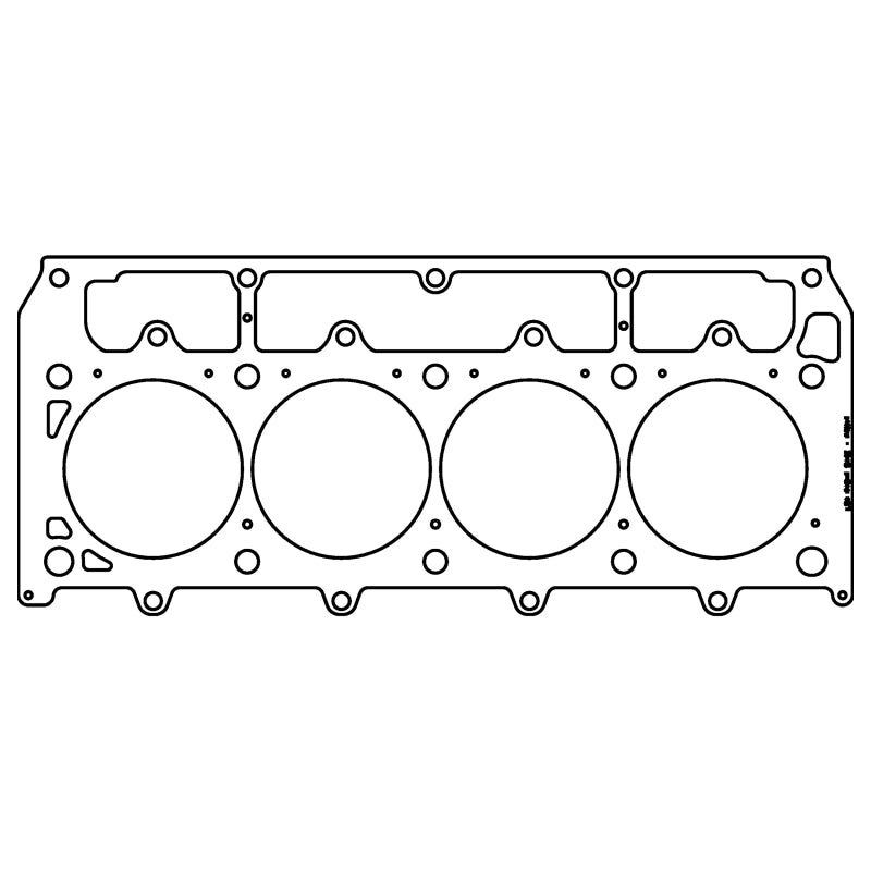 Cometic Gasket GM LSX Gen-4 SB V8 .063in DST Cyl. HG - 4.165in Bore - 1/2in & 3/8in Studs - RHS
