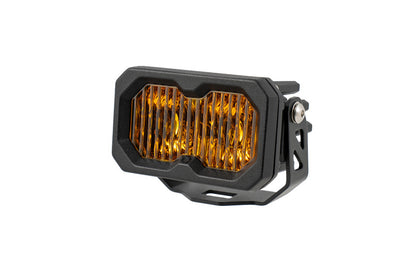 Diode Dynamics C2 2.0 Pro Yellow SAE Fog/Wide Standard ABL (single)