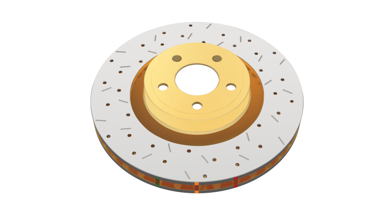 DBA 7/90-96 Turbo/6/89-96 Non-Turbo 300ZX Rear Drilled & Slotted 4000 Series Rotor