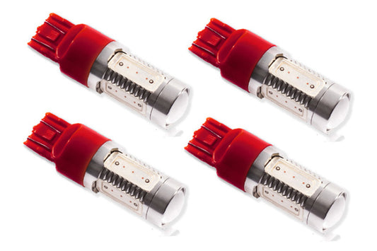 Diode Dynamics 7443 LED Bulb HP11 LED - Red Set of 4