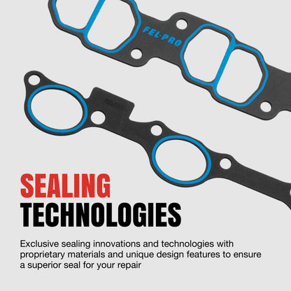 Fel-Pro SBC 2.21x1.31 Port .060in Pintoseal Intake Manifold Gasket Set