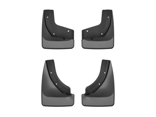 WeatherTech 21-26 Hyundai Seltos Front & Rear Mudflaps - Black