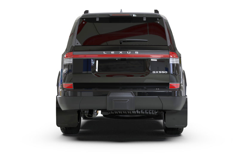 Rally Armor 24-26 Lexus GX 550 Luxury Premium Black Mud Flap - Silver Logo