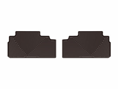 WeatherTech 19-26 Subaru Ascent 2nd Row Rear All-Weather Floor Mats - Cocoa