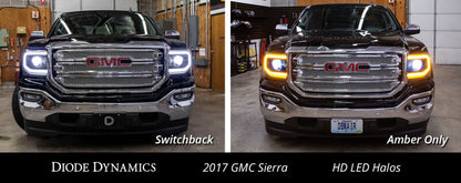 Diode Dynamics GMC Sierra LED Halos Switchback 16-18 Sierra 1500