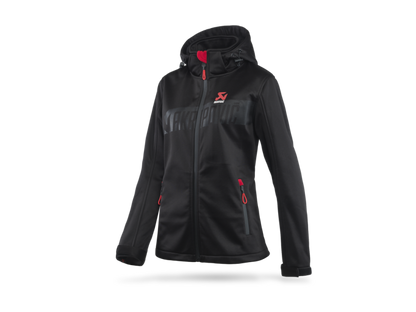 Akrapovic Womens Corpo Softshell Jacket Black - L