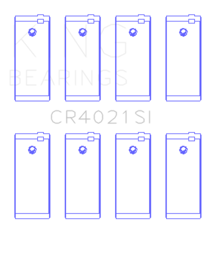 King Engine Bearings Escort 1.9 1987/89 (Size +0.25mm) Connecting Rod Bearing Set