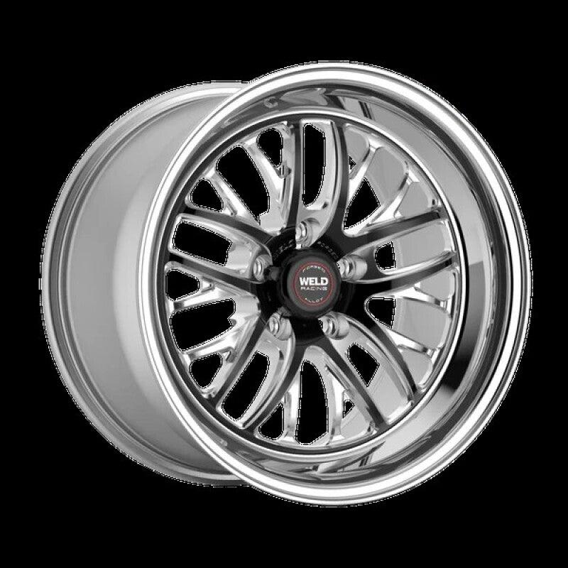 Weld S82 20x9 / 5x115 BP / 6.3in BS Black Wheel (High Pad) - Non-Beadlock