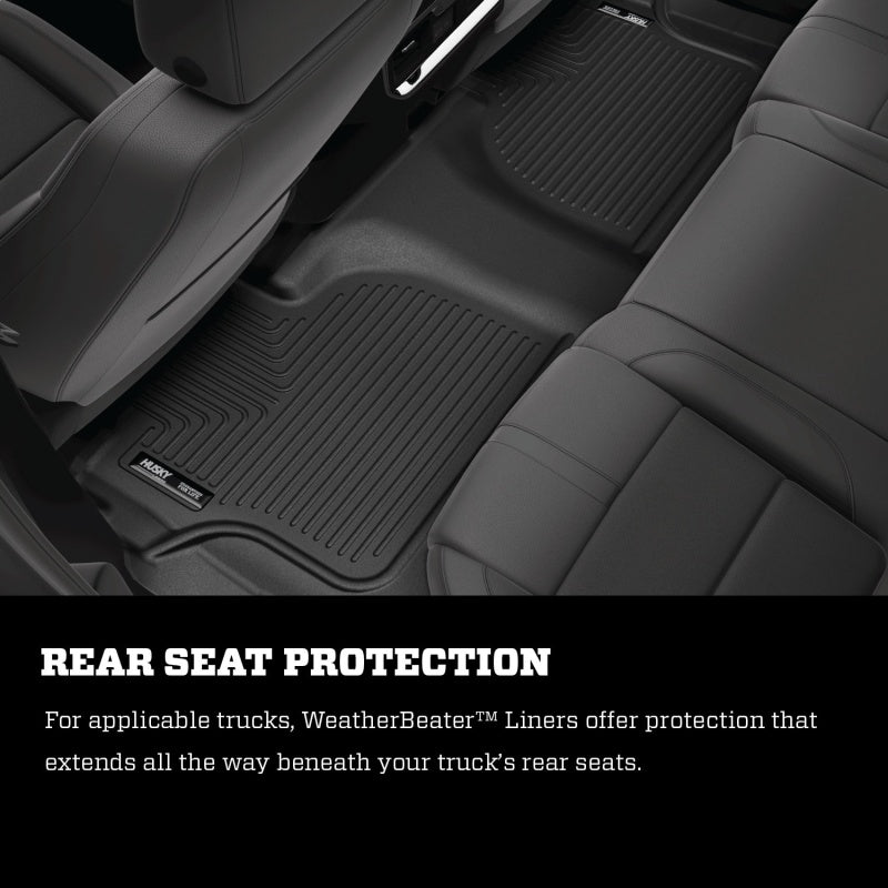 Husky Liners 24-25 Chevrolet Traverse/GMC Acadia Weatherbeater Front Floorliner (2pc) - Blk