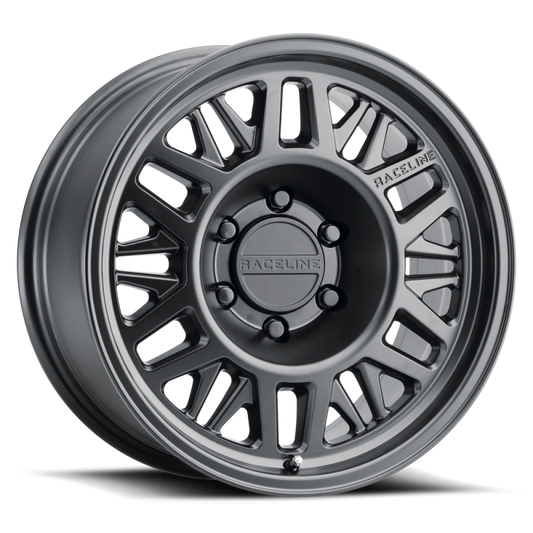 Raceline 451B Ryno 17x7.5in / 5x160 BP / 50mm Offset / 65.1mm Bore - Satin Black Wheel