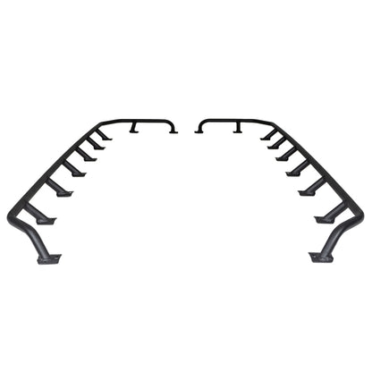 Go Rhino SRM300 Tri-Rail Kit (For 80x40in. Rack) - Tex. Blk (Rails ONLY - Req. Platform)