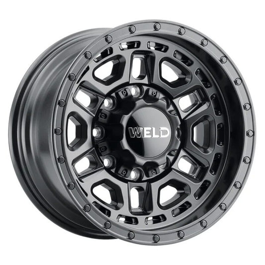 Weld Off-Road Crux 20x12in / 5x127 BP / ET -44 / 87.1mm Bore - Satin Black Wheel