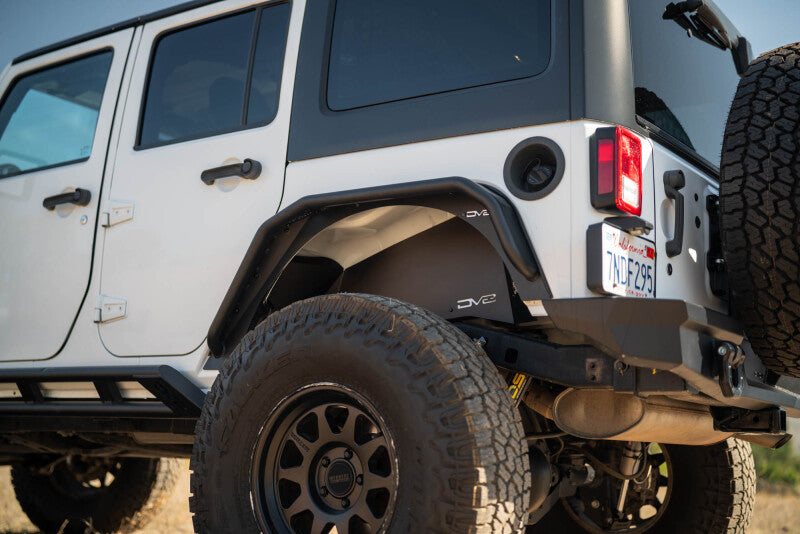 DV8 Offroad  07-18 Jeep Wrangler JK Rear Inner Fender - Satin Black